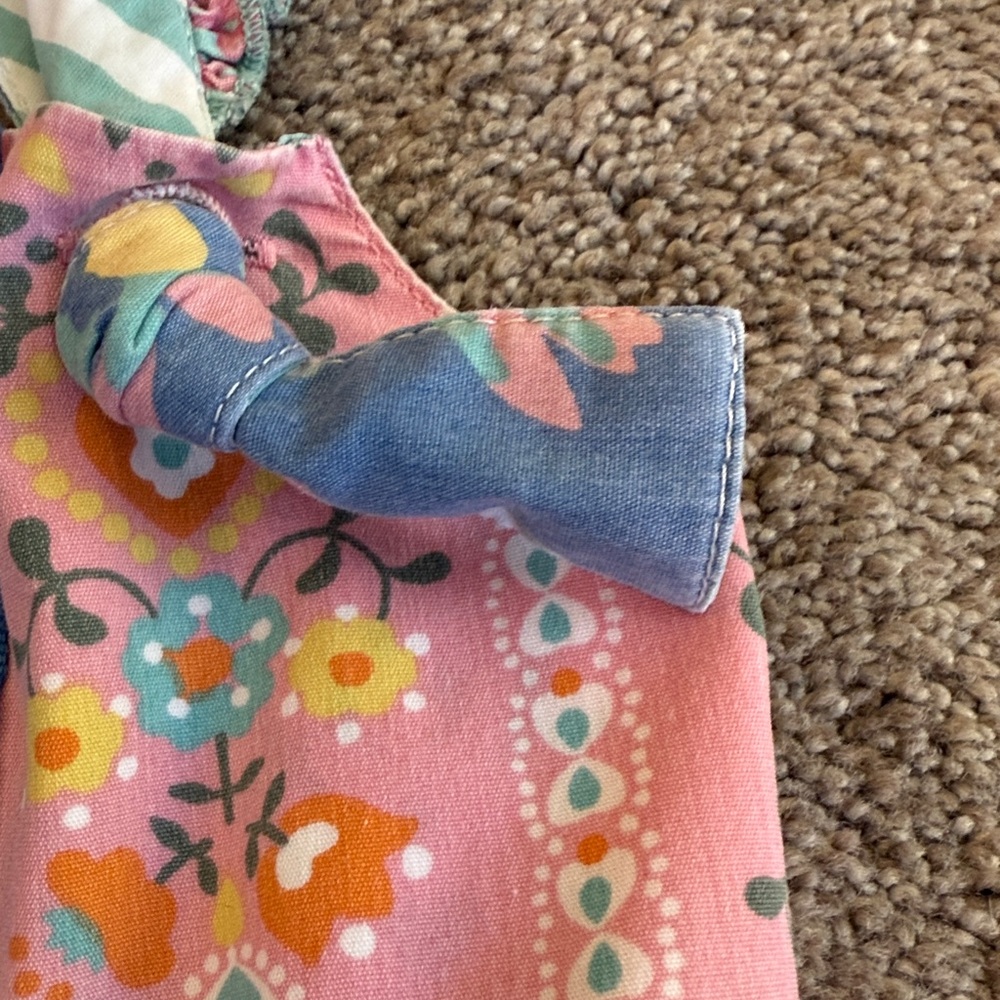 Matilda Jane Pink and Blue Floral Dress - Picture 5 of 8